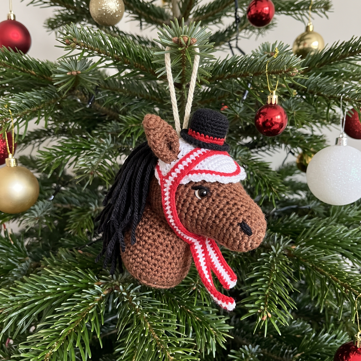 Crochet Christmas Pony