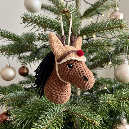 Crochet Christmas Pony