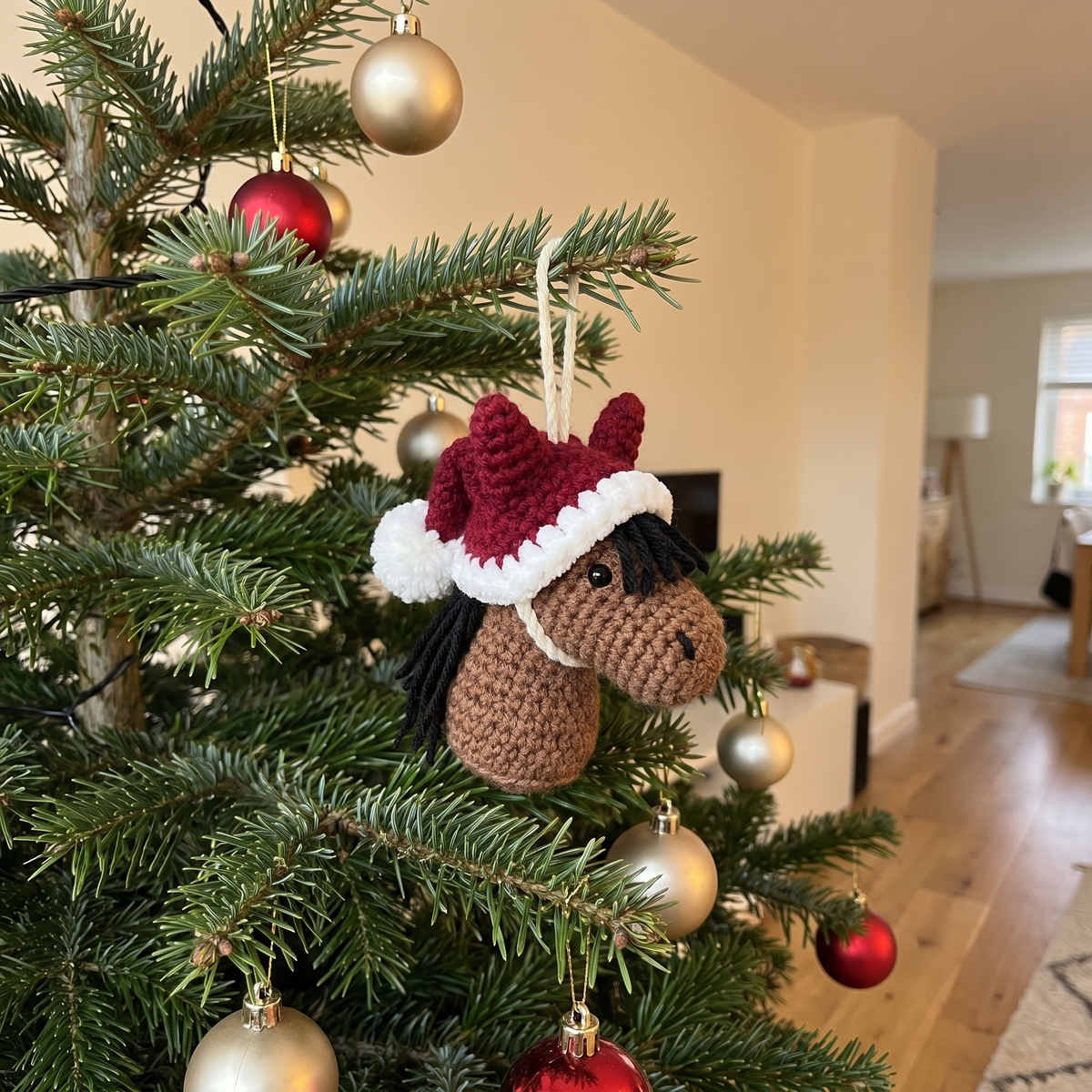 Crochet Christmas Pony